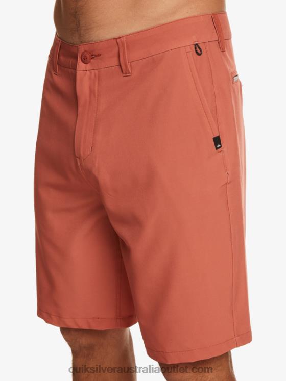 Quiksilver Men Ocean Union Amphibian 20 Hybrid Shorts H2N4B139 baked clay
