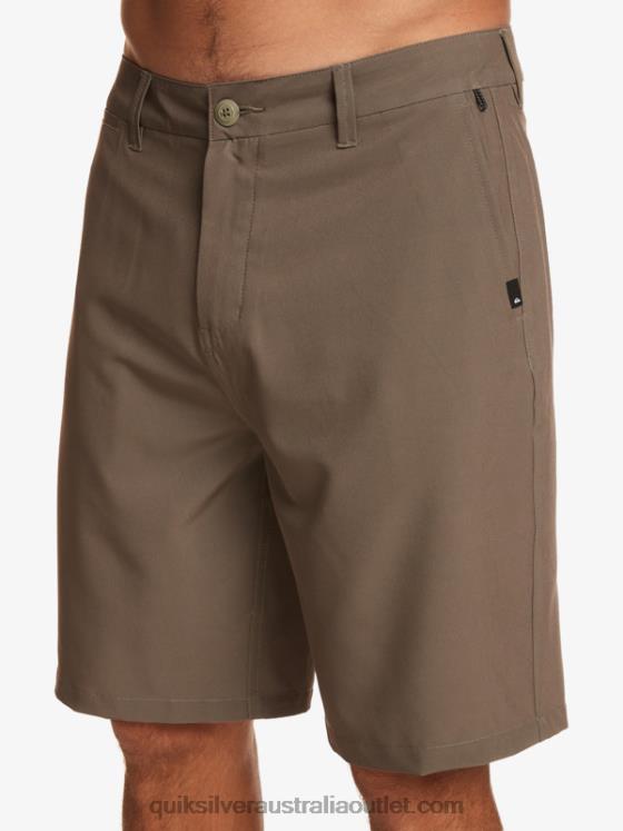 Quiksilver Men Ocean Union Amphibian 20 Hybrid Shorts H2N4B140 major brown