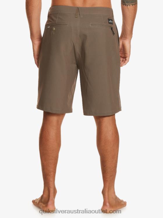 Quiksilver Men Ocean Union Amphibian 20 Hybrid Shorts H2N4B140 major brown