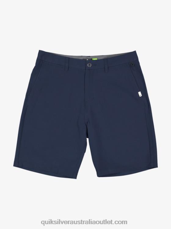 Quiksilver Men Ocean Union Amphibian 20 Hybrid Shorts H2N4B142 navy blazer