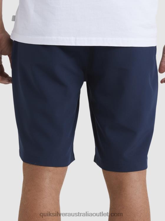 Quiksilver Men Ocean Union Amphibian 20 Hybrid Shorts H2N4B142 navy blazer