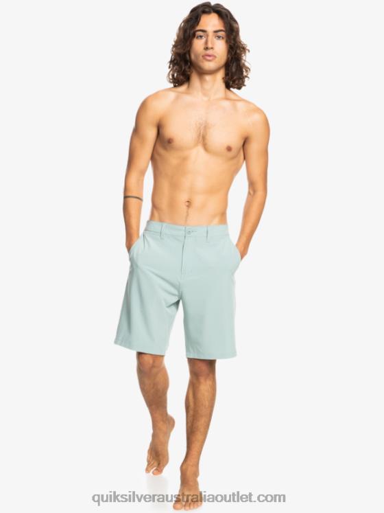 Quiksilver Men Ocean Union Amphibian 20 Hybrid Shorts H2N4B144 green milieu