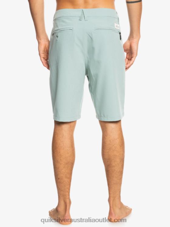 Quiksilver Men Ocean Union Amphibian 20 Hybrid Shorts H2N4B144 green milieu