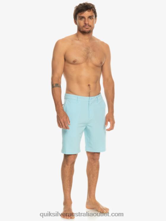 Quiksilver Men Ocean Union Amphibian 20 Hybrid Shorts H2N4B145 sky blue