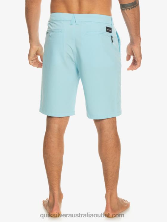 Quiksilver Men Ocean Union Amphibian 20 Hybrid Shorts H2N4B145 sky blue