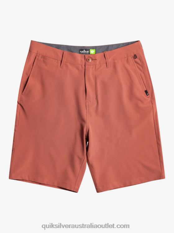 Quiksilver Men Ocean Union Amphibian 20 Hybrid Shorts H2N4B147 marsala