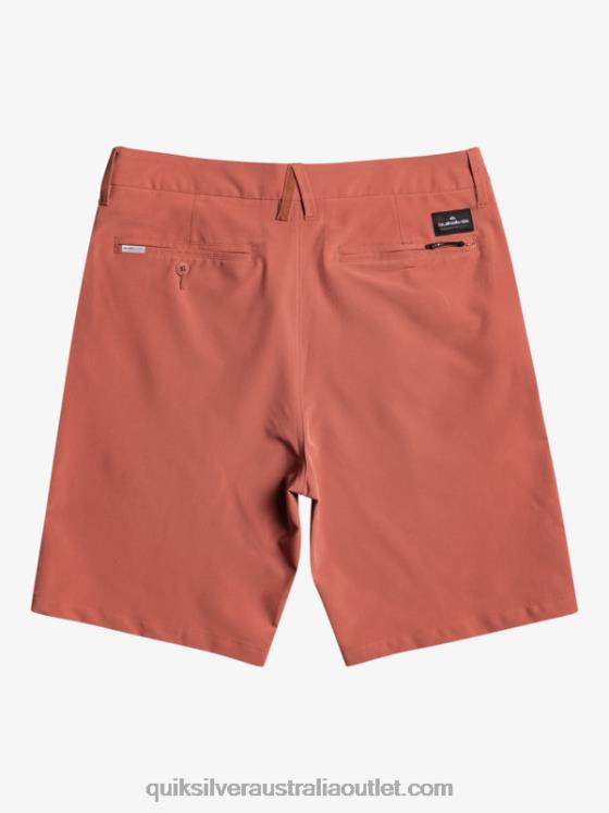 Quiksilver Men Ocean Union Amphibian 20 Hybrid Shorts H2N4B147 marsala