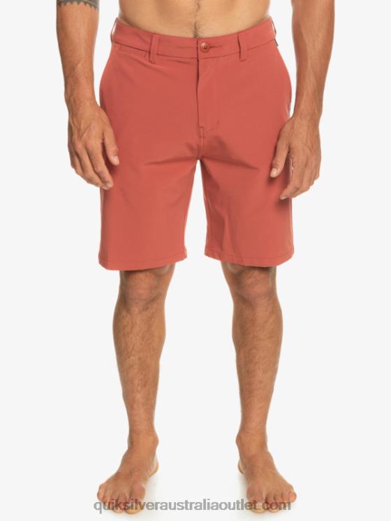 Quiksilver Men Ocean Union Amphibian 20 Hybrid Shorts H2N4B147 marsala