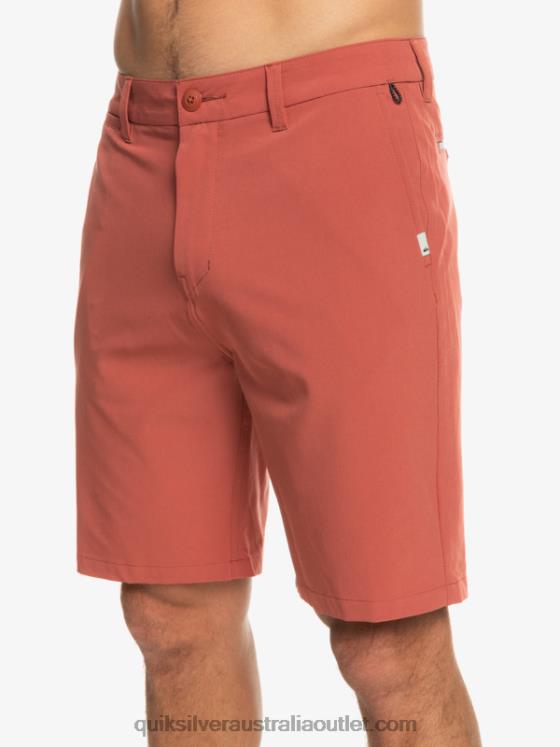 Quiksilver Men Ocean Union Amphibian 20 Hybrid Shorts H2N4B147 marsala