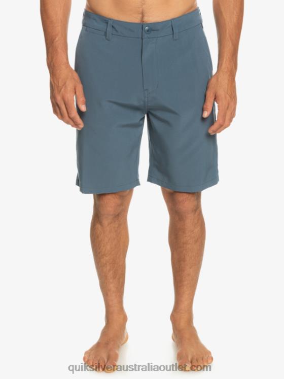 Quiksilver Men Ocean Union Amphibian 20 Hybrid Shorts H2N4B148 bering sea