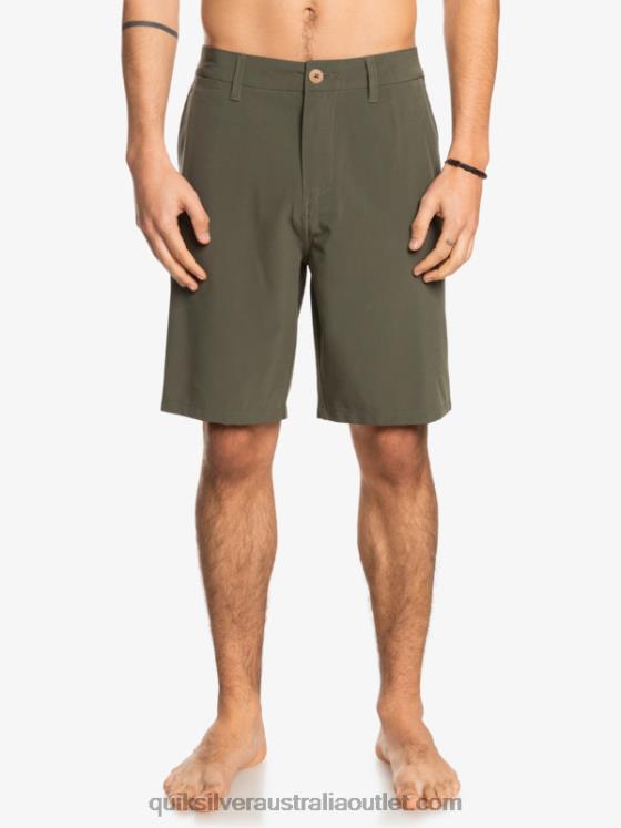 Quiksilver Men Ocean Union Amphibian 20 Hybrid Shorts H2N4B150 grape leaf