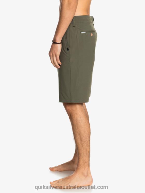 Quiksilver Men Ocean Union Amphibian 20 Hybrid Shorts H2N4B150 grape leaf