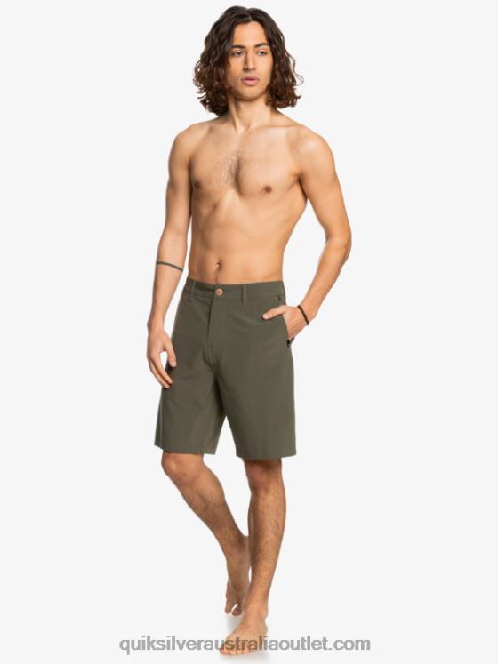 Quiksilver Men Ocean Union Amphibian 20 Hybrid Shorts H2N4B150 grape leaf