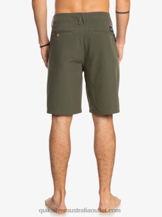 Quiksilver Men Ocean Union Amphibian 20 Hybrid Shorts H2N4B150 grape leaf