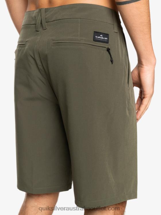 Quiksilver Men Ocean Union Amphibian 20 Hybrid Shorts H2N4B150 grape leaf