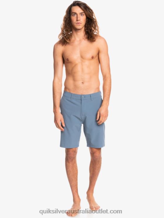 Quiksilver Men Ocean Union Amphibian 20 Hybrid Shorts H2N4B153 blue mirage