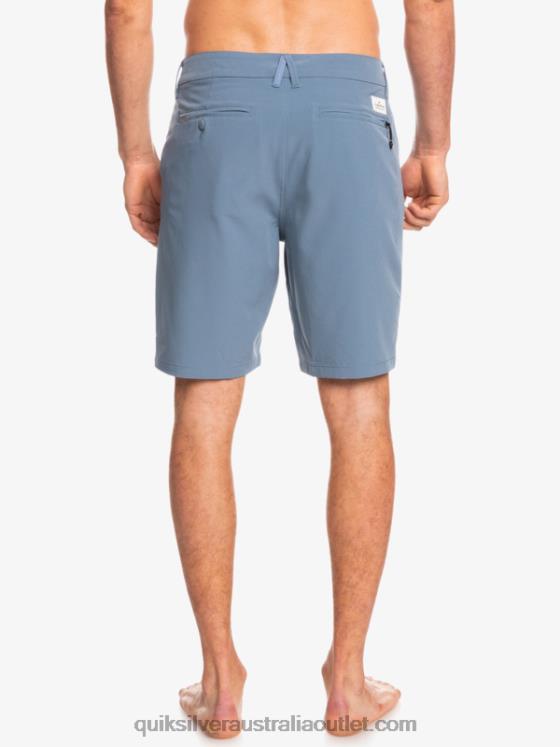 Quiksilver Men Ocean Union Amphibian 20 Hybrid Shorts H2N4B153 blue mirage