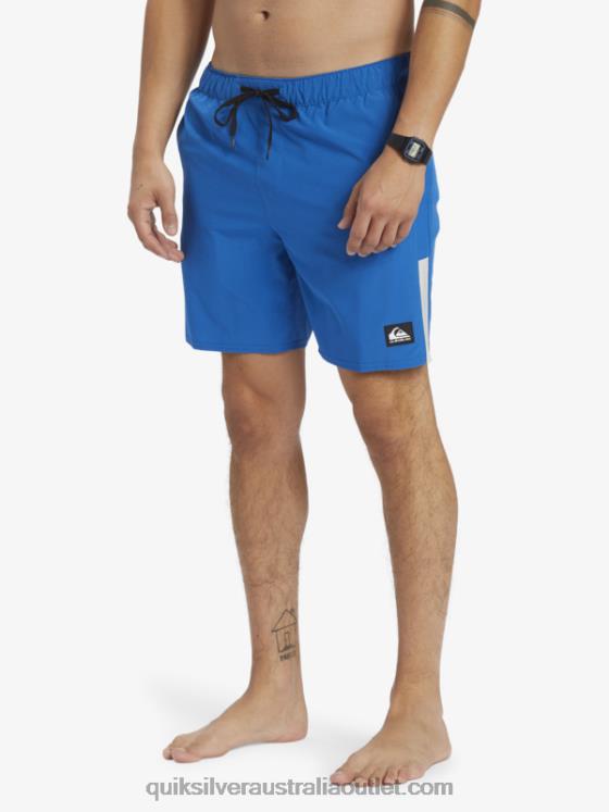 Quiksilver Men Omni 17 Training Shorts H2N4B795 snorkel blue