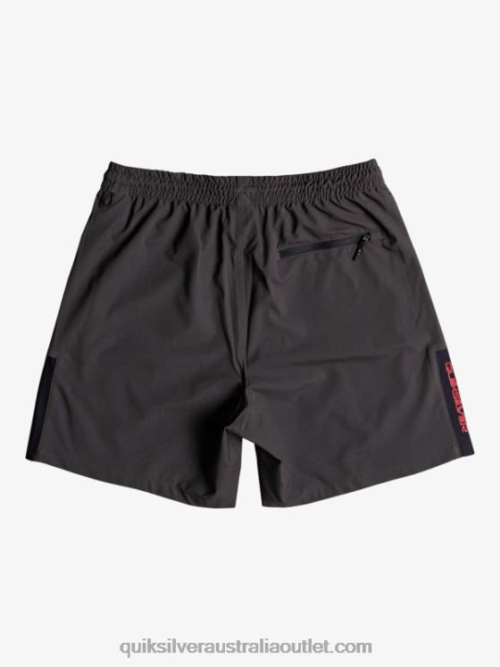 Quiksilver Men Omni Training 17 Stretch Shorts H2N4B1689 phantom