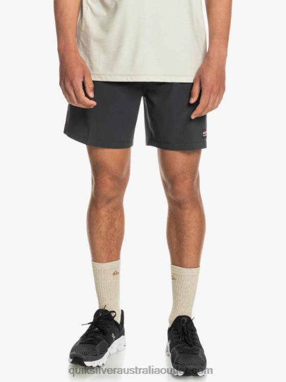 Quiksilver Men Omni Training 17 Stretch Shorts H2N4B1689 phantom
