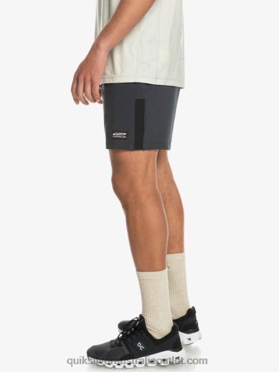 Quiksilver Men Omni Training 17 Stretch Shorts H2N4B1689 phantom