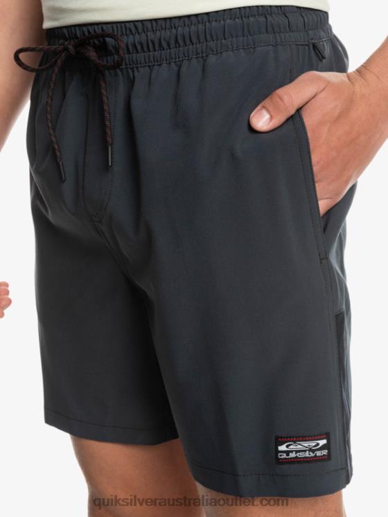 Quiksilver Men Omni Training 17 Stretch Shorts H2N4B1689 phantom