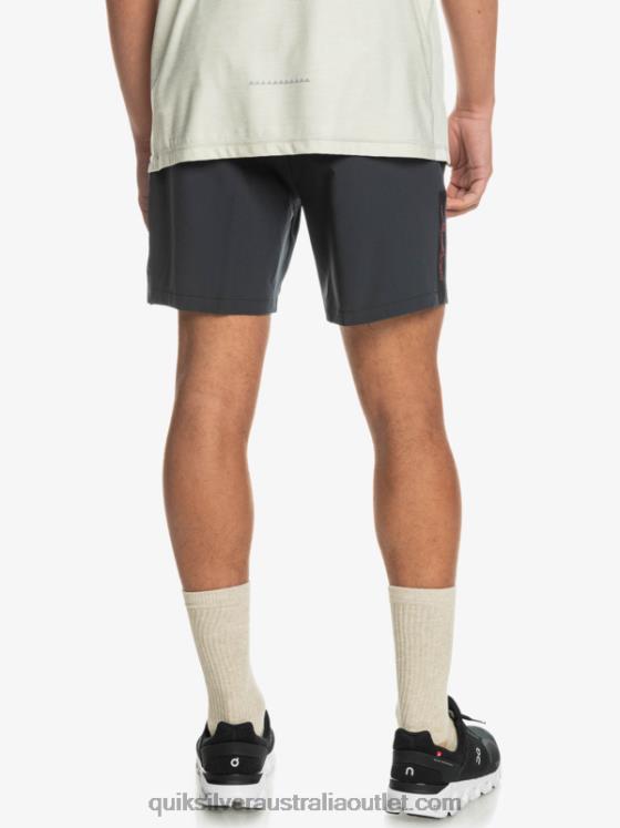Quiksilver Men Omni Training 17 Stretch Shorts H2N4B1689 phantom