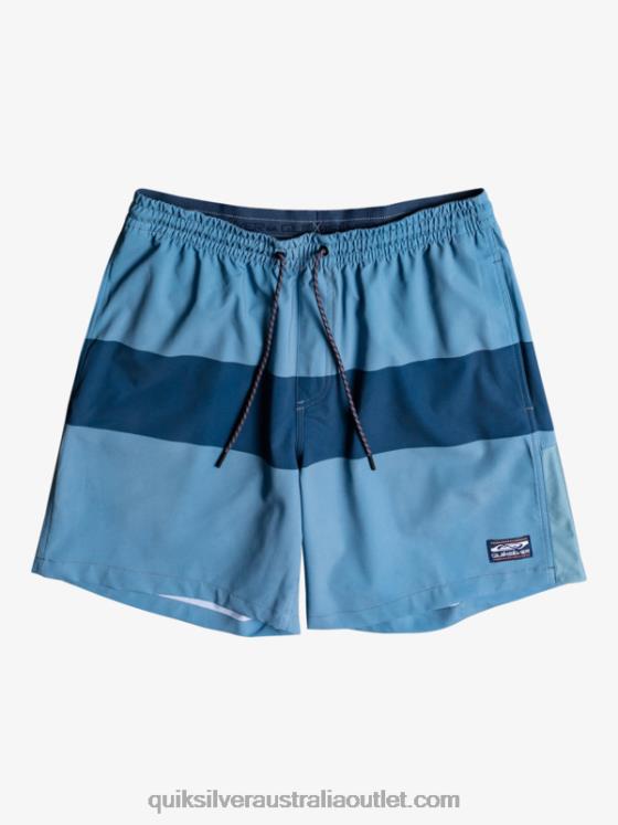 Quiksilver Men Omni Training 17 Stretch Shorts H2N4B1690 provincial blue