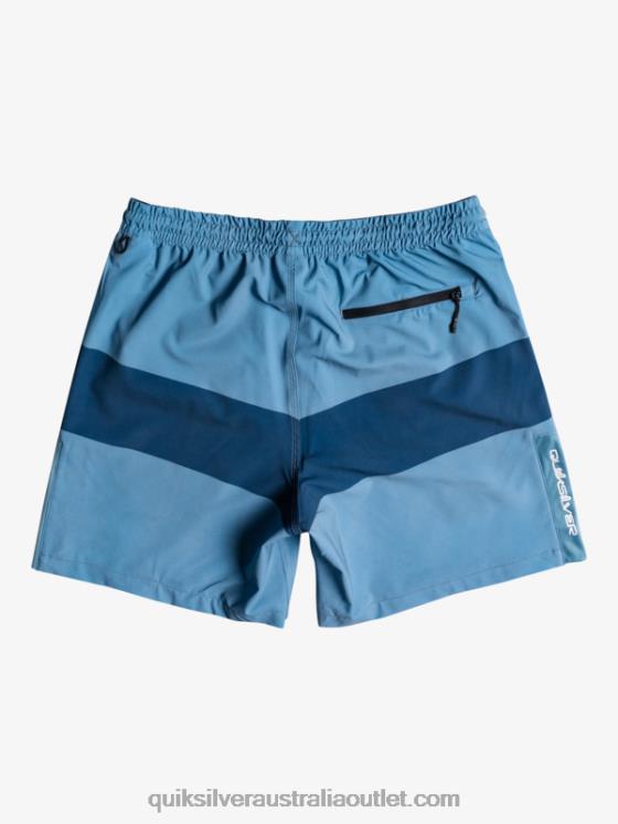 Quiksilver Men Omni Training 17 Stretch Shorts H2N4B1690 provincial blue