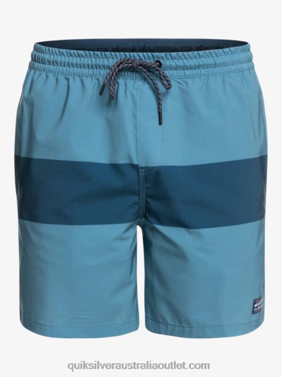 Quiksilver Men Omni Training 17 Stretch Shorts H2N4B1690 provincial blue