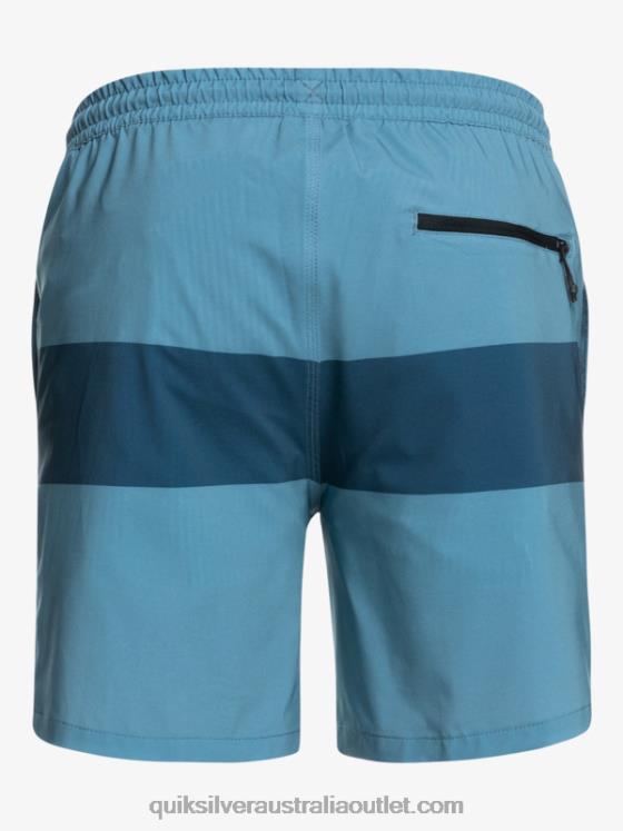 Quiksilver Men Omni Training 17 Stretch Shorts H2N4B1690 provincial blue