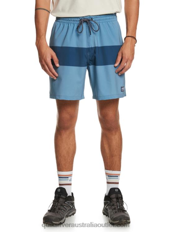 Quiksilver Men Omni Training 17 Stretch Shorts H2N4B1690 provincial blue