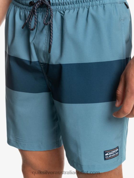 Quiksilver Men Omni Training 17 Stretch Shorts H2N4B1690 provincial blue
