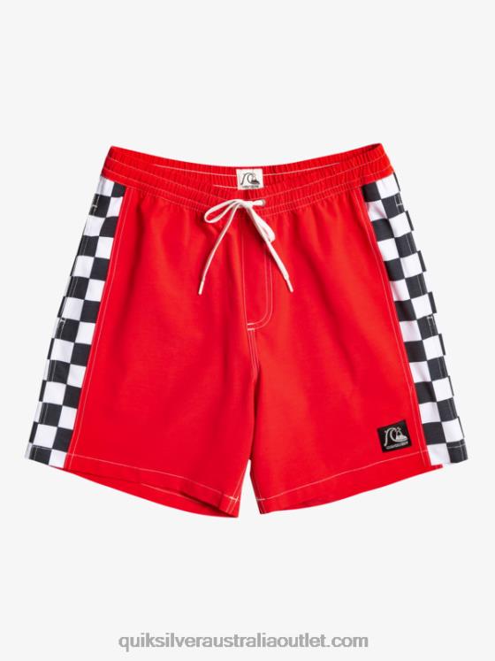 Quiksilver Men Original Arch 17 Volleys H2N4B530 high risk red