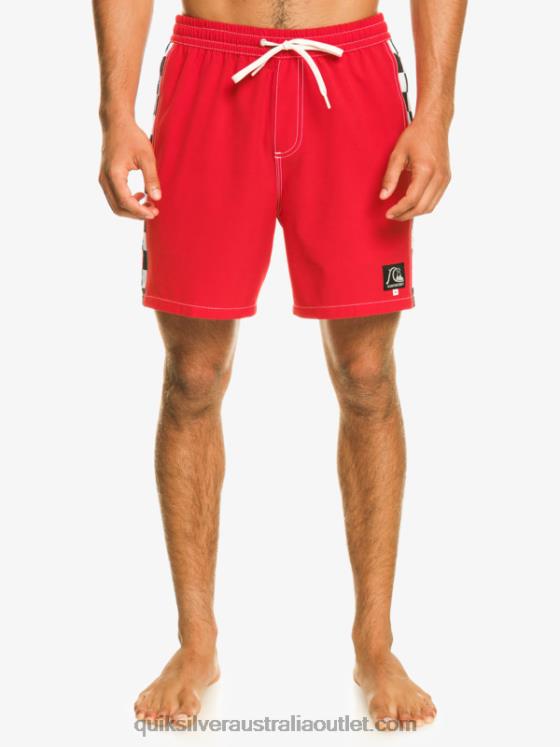 Quiksilver Men Original Arch 17 Volleys H2N4B530 high risk red