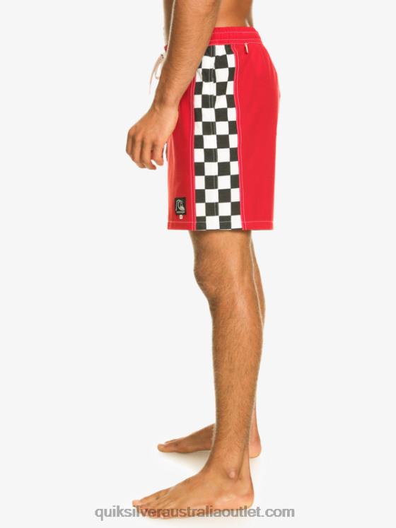 Quiksilver Men Original Arch 17 Volleys H2N4B530 high risk red