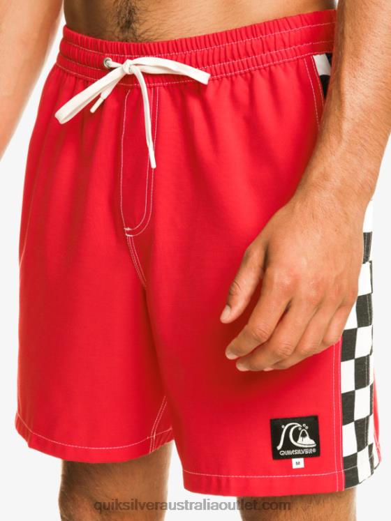 Quiksilver Men Original Arch 17 Volleys H2N4B530 high risk red