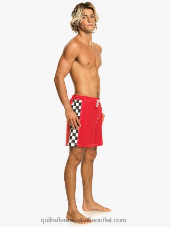 Quiksilver Men Original Arch 17 Volleys H2N4B530 high risk red