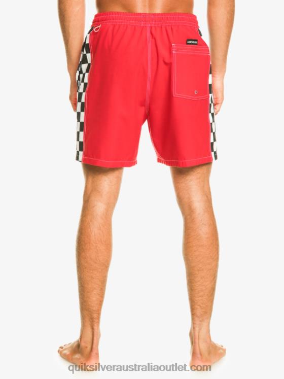 Quiksilver Men Original Arch 17 Volleys H2N4B530 high risk red