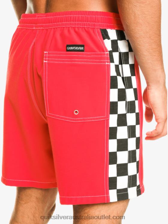 Quiksilver Men Original Arch 17 Volleys H2N4B530 high risk red