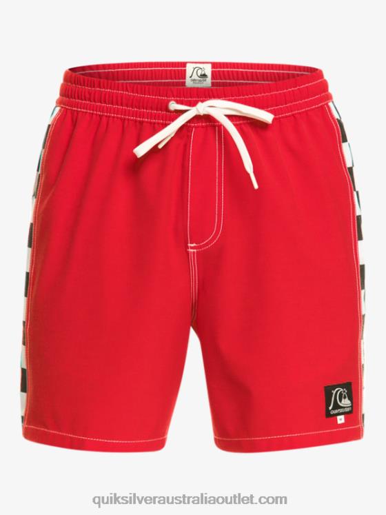 Quiksilver Men Original Arch 17 Volleys H2N4B530 high risk red