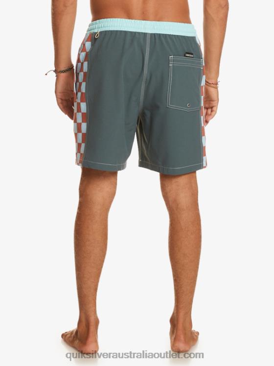 Quiksilver Men Original Arch 17 Volleys H2N4B532 dark slate