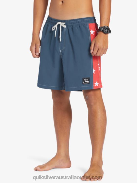 Quiksilver Men Original Arch 17 Volleys H2N4B533 midnight navy