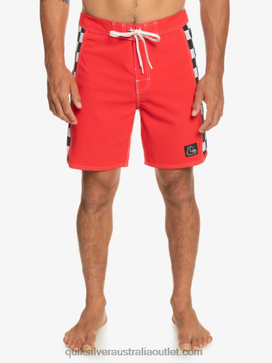 Quiksilver Men Original Arch 18 Boardshorts H2N4B176 high risk red