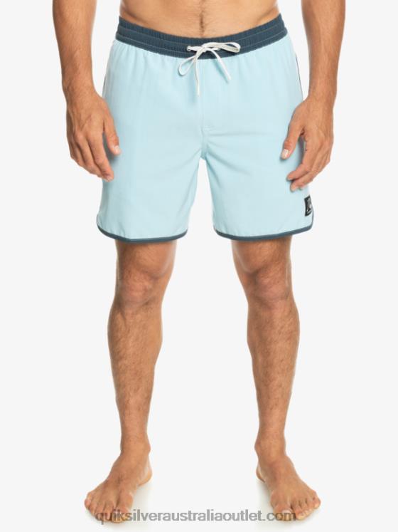 Quiksilver Men Original Scallop 17 Volleys H2N4B199 sky blue