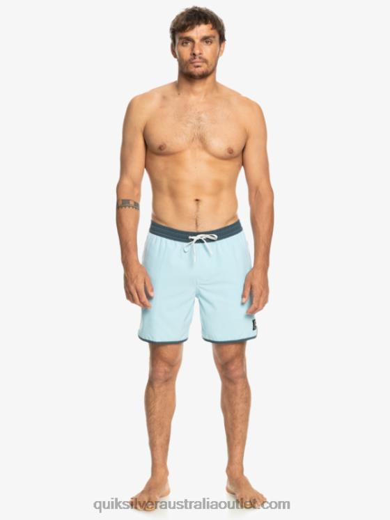 Quiksilver Men Original Scallop 17 Volleys H2N4B199 sky blue