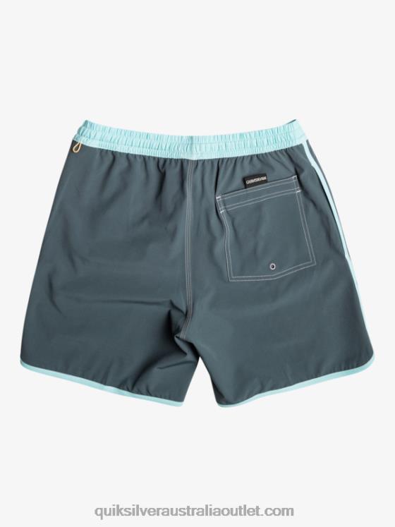 Quiksilver Men Original Scallop 17 Volleys H2N4B201 dark slate