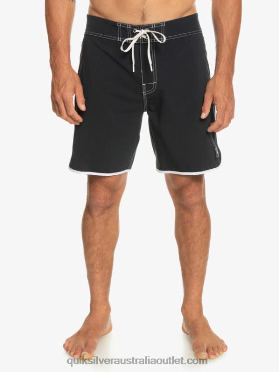 Quiksilver Men Original Scallop 18 Boardshorts H2N4B86 black