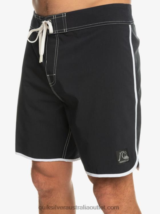 Quiksilver Men Original Scallop 18 Boardshorts H2N4B86 black