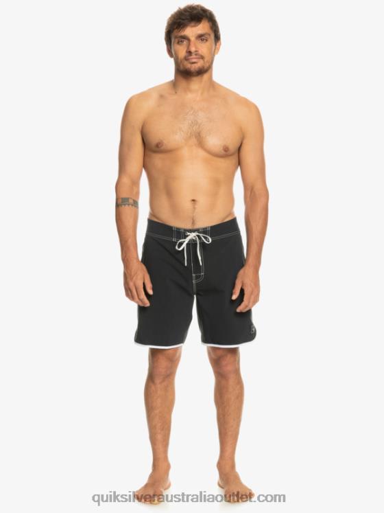 Quiksilver Men Original Scallop 18 Boardshorts H2N4B86 black